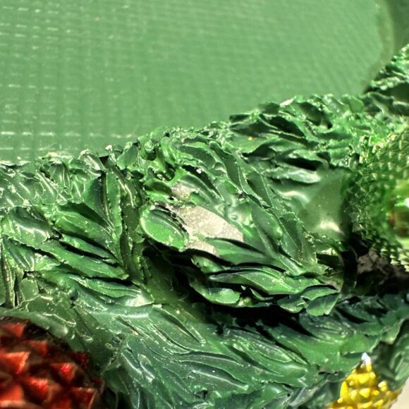 Homeworx Harry Slatkin Christmas Festive Lights Candle Pedestal Holder Wreath - Picture 10 of 10